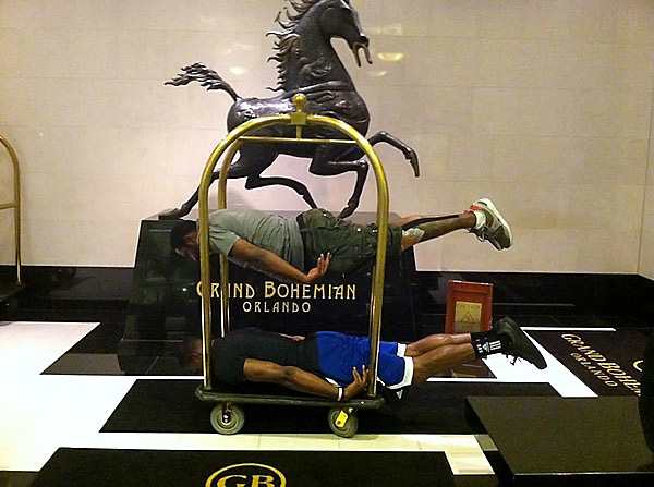 Gilbert Arenas and Dwight Howard